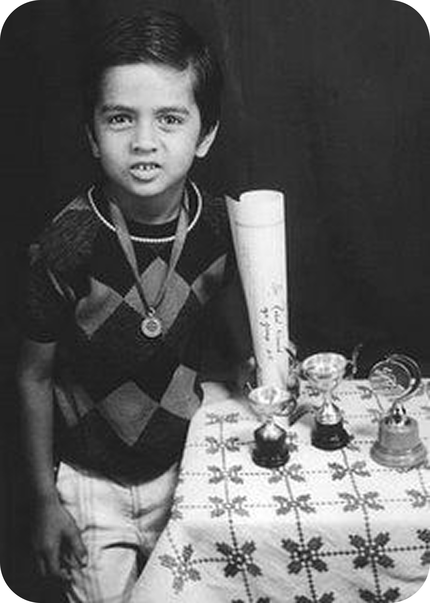 MS Dhoni Childhood Photo